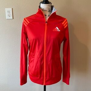 Red Adidas track jacket